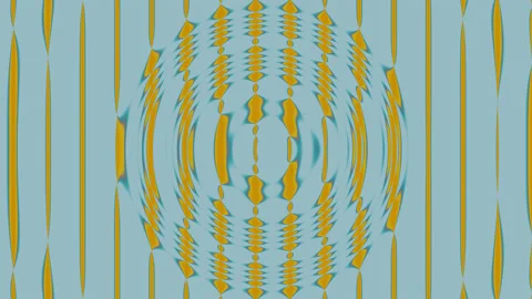 Hypnotic psychedelic animation. Background with waves. Stock Footage 234132152