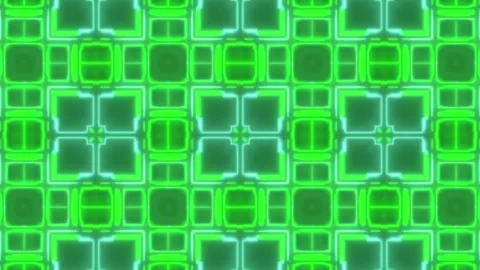 Hypnotic Psychedelic Loop – Neon Abstract Visuals | 60s VJ Animation Stock Footage 305046673