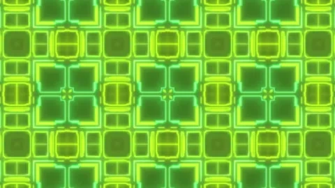 Hypnotic Psychedelic Loop – Neon Abstract Visuals | 60s VJ Animation Stock Footage 305046674