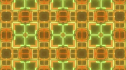 Hypnotic Psychedelic Loop – Neon Abstract Visuals | 60s VJ Animation Stock Footage 305048540