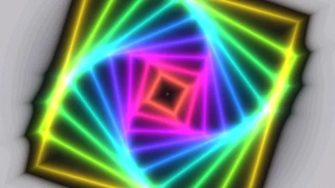 Hypnotic psychedelic spiral waves background creates Stock Footage 341587925