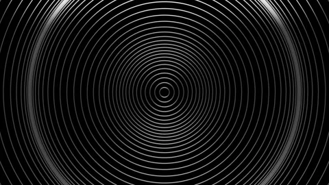 Hypnotic Pulsing Lines Seamless Loop Stock Footage 246605733