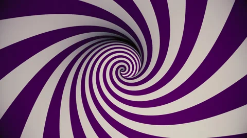 Hypnotic purple tunnel pattern looping animation 스톡 동영상 131875890