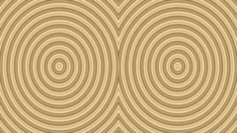 Hypnotic Purple Wave Circle Background Abstract Futuristic Energy Pattern Loo Stock Footage 339489280