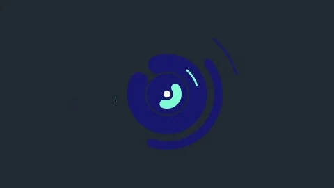 Hypnotic radial background, animation seamless loop style 4k video, stock video Video stock 122508916