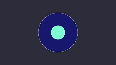 Hypnotic radial background, animation seamless loop style 4k video, stock video Stock Footage 123344389