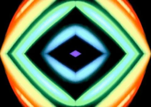 Hypnotic Rainbow Stock Illustration