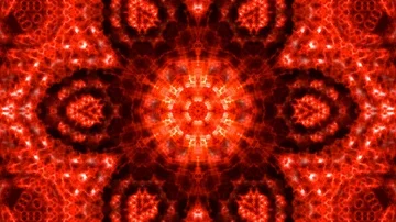Hypnotic Red Complex Intricate Kaleidoscope 1 Stock Footage 85558282