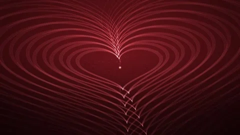 Hypnotic Red Light Vortex Animation Stock Footage 323747778