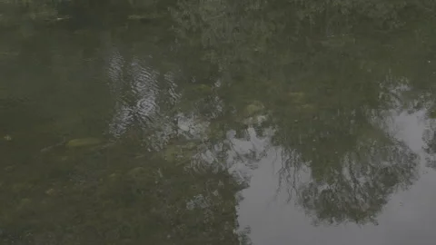 Hypnotic - Reflection water reservoir - LOG Stock Footage 161021802