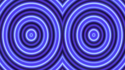 Hypnotic Retro Abstract Circle Pattern Background with Warm Orange Tones Stock Footage 336258915