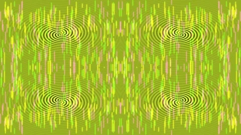 Hypnotic Retro Abstract Digital Pattern in Vivid Pink and Red Tones Stock Footage 339785418
