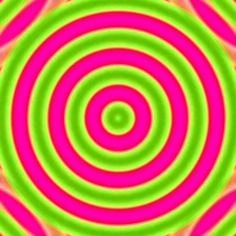 Hypnotic ripple effect: Abstract circular energy background texture Stock Footage 335607681