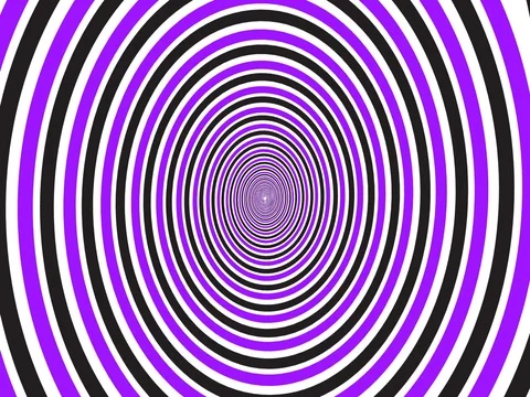 Hypnotic rotating spiral - seamless loop Stock Footage
