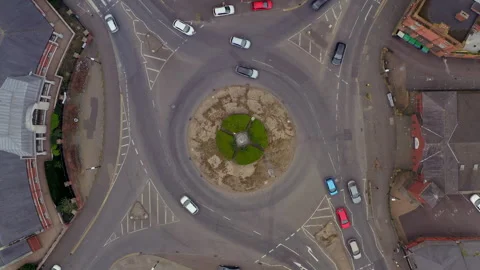 Hypnotic Roundabout Timelapse: Belfast Stock Footage 308715366