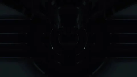 Hypnotic Sci-Fi Light Gate 3 Stock Footage 321479753