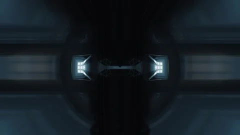 Hypnotic Sci-Fi Light Gate 5 Stock Footage 321479964