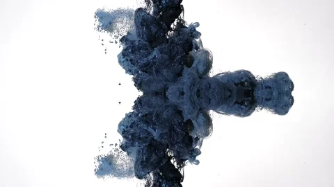 Hypnotic shamanic trip. A thick and dense cloud of demonic forces Stock-Footage 317796576