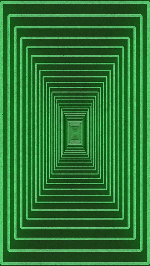 Hypnotic Shape Tunnel Abstract Animation Stock Footage 302240728