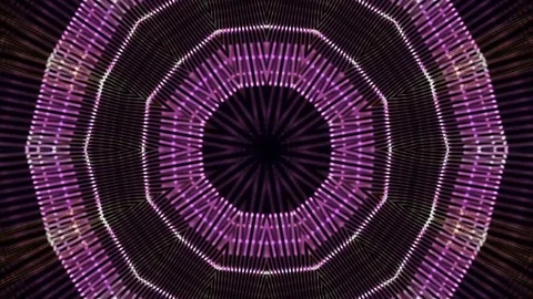 Hypnotic shapes VJ loop Stock Footage 80037253