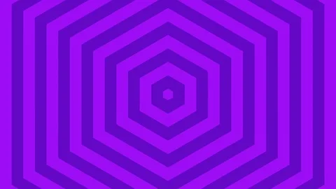 Hypnotic slowly expanding hexagons Loop purple Stock Footage 78991405