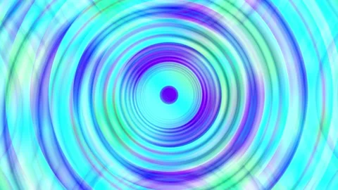 Hypnotic Spectrum Vortex Glow Loop Stock Footage 130186032