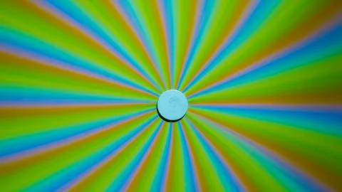 Hypnotic spinning pinwheel Stock Photos