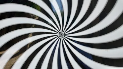 Hypnotic Spiral, 4K illusion background, Abstract colorful turning spiral motion Stock Illustration