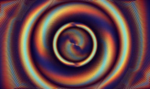Hypnotic Spiral Abstract Background Иллюстрация