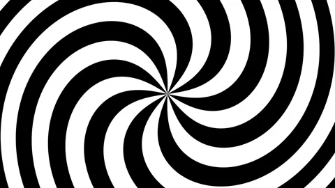 Hypnotic Spiral Background Animation Vídeo Stock 257614813