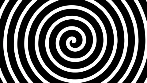 Hypnotic Spiral Background stock motion graphics video Stock Footage 272407279