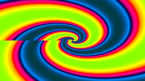 Hypnotic Spiral Gradient Background Abstract Motion Wallpaper Loop Stock Footage 339500801