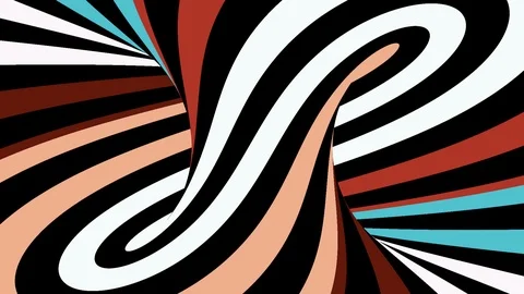Hypnotic spiral illusion seamless looping Stock Footage 122280208
