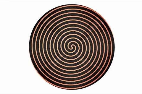 Hypnotic spiral Stock Illustration