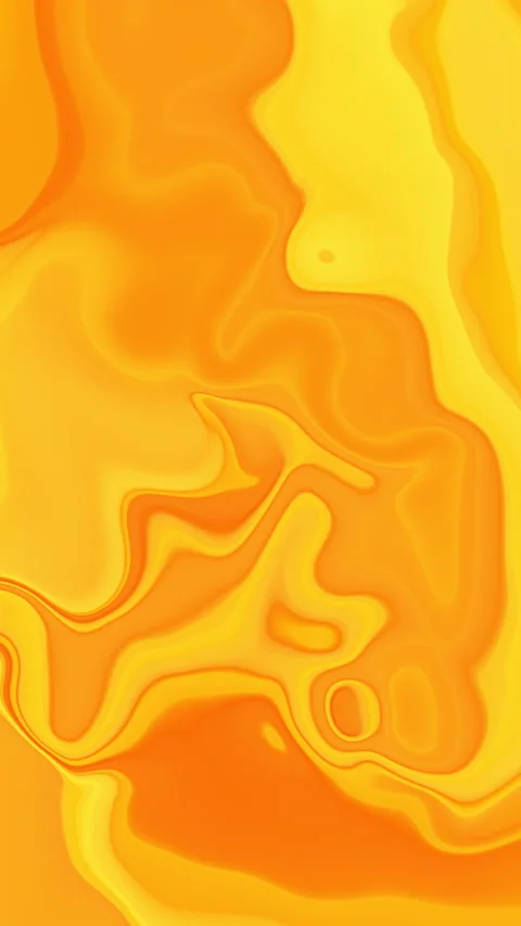 Hypnotic Steam Background. Orange Liquid, Stock Video