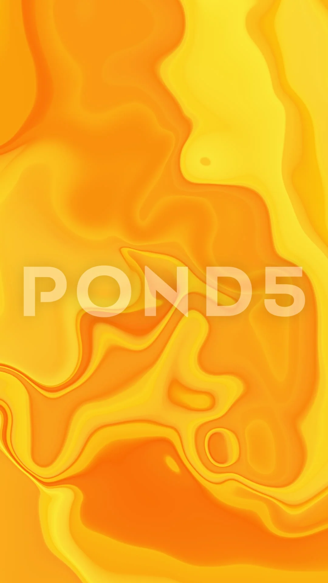 Hypnotic Steam Background. Orange Liquid, Stock Video