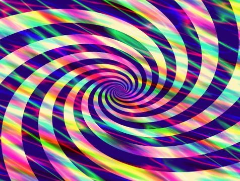 Hypnotic surreal background Stock Illustration