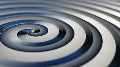 Hypnotic Swirl Background Shallow Depth Of Field Stock Illustration