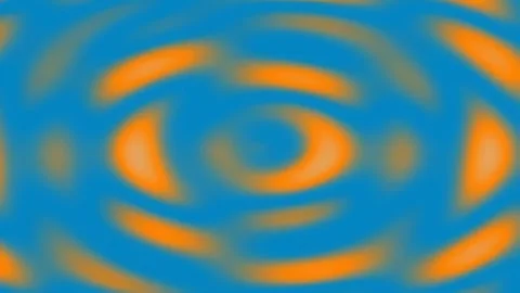 Hypnotic swirl: Fluid abstract blue and orange liquid energy background patte Stock Footage 340377894
