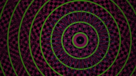 Hypnotic Swirling Circles Abstract Background Animation. Stock Footage 334534041