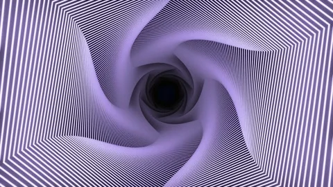 Hypnotic swirling liquid motion graphic in ultra HD. Abstract futuristic tunnel Video stock 340025123