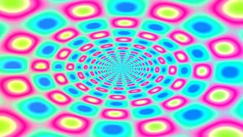 Hypnotic Swirling Tunnel Vortex Abstract Background Loop Stock Footage 336161722