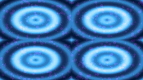 Hypnotic symmetrical circle pattern background in deep warm orange gradient.. Stock Footage 337703137