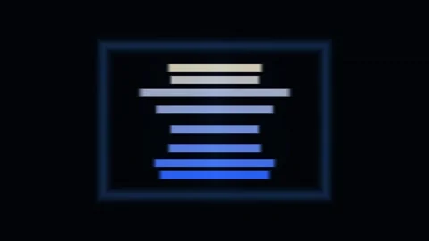 Hypnotic Text Distortion Animation Seamless Loop Stock Footage 341805718