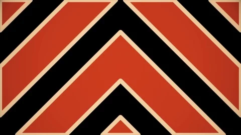 Hypnotic triangles arrows retro background vj loop Stock Footage 125188273