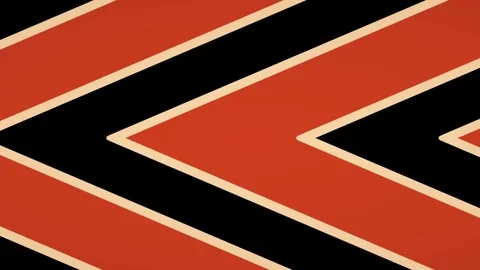 Hypnotic triangles arrows retro background vj loop Stock Footage 125412612