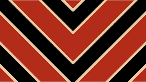 Hypnotic triangles arrows retro background vj loop Stock Footage 125412653