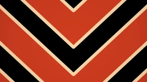 Hypnotic triangles arrows retro background vj loop Stock Footage 125412697