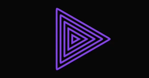 Hypnotic triangular purple lines expanding and filling the screen creating a Stock Footage 346718506