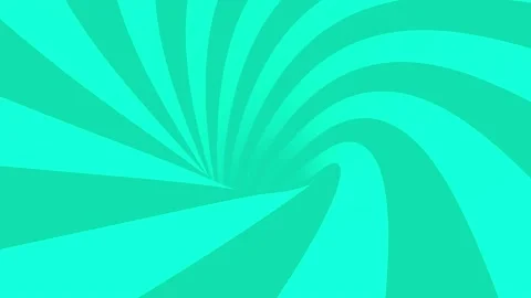 Hypnotic tunnel background from stripes turquoise Stock Footage 200973686